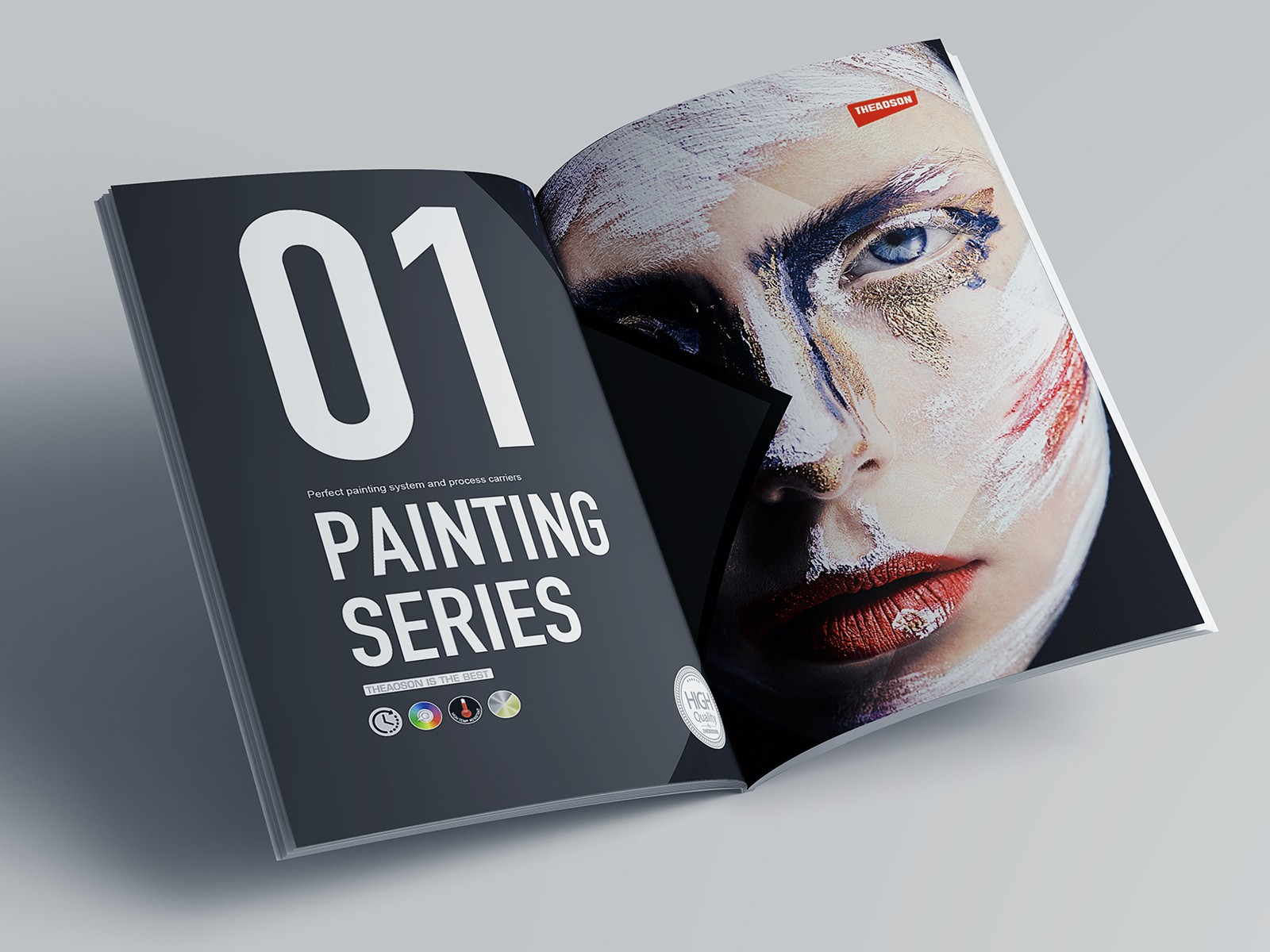 畫冊設計，彩頁設計